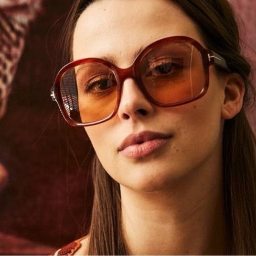Tom Ford Hanley 57 mm Women’s Oversized Square Sunglasses TF1034 NEW
